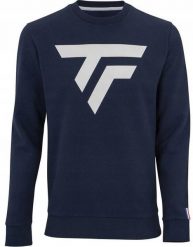 Bluza męska Tecnifibre Fleece Sweater. Niebieskie bluzy męskie TECNIFIBRE, m, bez wzorów, z bawełny, bez kaptura. Za 139.00 zł.