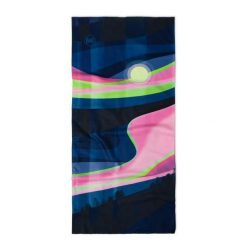 Bandana BUFF ORIGINAL ECOSTRETCH LARTO NAVY. Niebieskie szaliki i chusty damskie Buff, bez wzorów. Za 99.90 zł.
