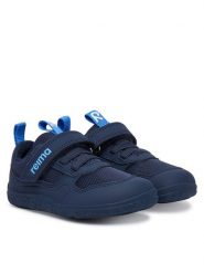 Reima Sneakersy Telmin 5400175A-6980 Granatowy. Niebieskie trampki i tenisówki chłopięce Reima, bez wzorów, ze skóry, bez zapięcia. Za 349.99 zł.