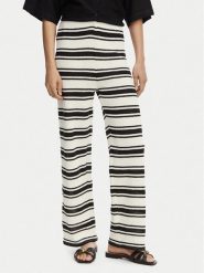 Ysabel Mora Spodnie dzianinowe 86217 Beżowy Relaxed Fit. Brązowe spodnie materiałowe damskie ysabel mora, s, bez wzorów, z dzianiny. Za 309.99 zł.