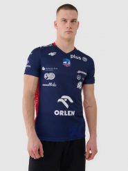 4F Koszulka meczowa replika wyjazdowa z sezonu 2024/25 męska 4F x Zaksa Kędzierzyn Koźle - multikolor 3XL. Koszulki sportowe męskie 4f, m, bez wzorów, z dzianiny, klasyczne, bez kołnierzyka. Za 219.99 zł.