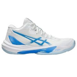 Buty do siatkówki Kobieta Asics Sky Elite Ff Mt 3 biały. Białe obuwie sportowe damskie Asics, bez wzorów, z syntetyku, do biegania. W wyprzedaży za 654.15 zł.