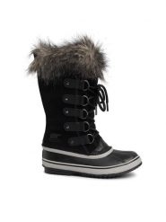 Sorel Śniegowce Joan Of Arctic NL3481 Czarny. Czarne kozaki damskie Sorel, ze skóry. Za 709.00 zł.