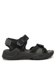Primigi Sandały 7897233 S Czarny. Czarne sandały chłopięce Primigi, z nubiku, bez zapięcia. Za 159.99 zł.