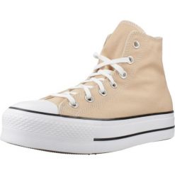 Buty CONVERSE CHUCK TAYLOR ALL STAR LIFT HI Pomarańczowy. Brązowe obuwie sportowe damskie Converse, bez wzorów, z tkaniny. Za 368.99 zł.