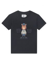 Beverly Hills Polo Club T-Shirt P-SS26B-TS0135 Granatowy Regular Fit. Niebieskie t-shirty dla chłopców Beverly Hills Polo Club, bez wzorów, z bawełny, bez ramiączek. Za 129.99 zł.