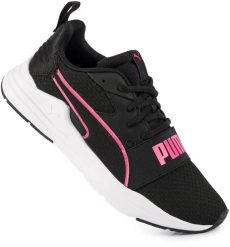 Damskie buty sneakersy sportowe treningowe PUMA WIRED RUN PURE 390847-06. Czarne obuwie sportowe damskie Puma, bez wzorów, z gumy, trekkingowe. Za 149.00 zł.