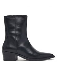 Vagabond Shoemakers Botki Kelsey 6210-101-20 Czarny. Czarne botki damskie Vagabond Shoemakers, ze skóry, bez obcasa, na słupku, bez zapięcia. Za 739.99 zł.