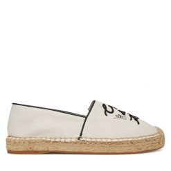 Espadryle KARL LAGERFELD. Białe espadryle damskie KARL LAGERFELD, bez wzorów, bez obcasa, bez zapięcia. Za 359.99 zł.