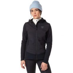 Klasyczna polarowa kobieta Rossignol Hybrid Clim. Czarne bluzy sportowe damskie Rossignol, bez wzorów, z polaru, bez kaptura, narciarskie. Za 712.50 zł.
