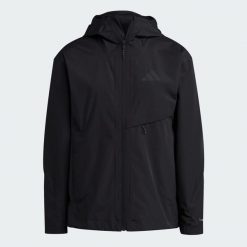 DWUWARSTWOWA KURTKA PRZECIWDESZCZOWA TERREX MULTI CLIMAPROOF. Czarne kurtki damskie Adidas, s, bez wzorów, z materiału, bez kaptura. Za 529.00 zł.