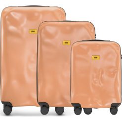 Walizki Icon w zestawie 3 el. matowy różowy. Walizki męskie marki Crash Baggage. Za 2,628.00 zł.