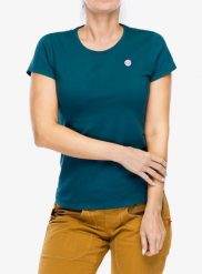 Koszulka wspinaczkowa damska E9 Marilyn. Zielone t-shirty damskie E9, xs, bez wzorów, z bawełny, klasyczne, bez kołnierzyka. Za 115.49 zł.