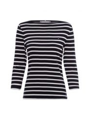 Tommy Hilfiger Koszulka Kobiety Bawełna niebieski, M. Niebieskie t-shirty damskie Tommy Hilfiger, m, bez wzorów, z bawełny, eleganckie, bez kołnierzyka. Za 289.95 zł.