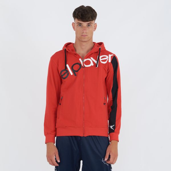 Bluza z kapturem z jersey Profeo. Czarne bluzy męskie ELPLAYER, s, bez wzorów, z bawełny, z kapturem. Za 84.00 zł.