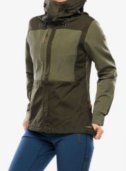 Kurtka trekkingowa damska Fjallraven Keb Jacket. Zielone kurtki damskie Fjällräven, s, bez wzorów, z bawełny, bez kaptura. Za 1,110.99 zł.
