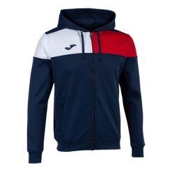 Bluza dresowa z kapturem Joma Crew V. Czerwone bluzy męskie Joma, m, bez wzorów, z dresówki, z kapturem, na fitness i siłownię. Za 216.45 zł.