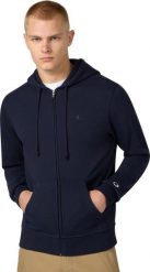 Champion Bluza męska Champion Full Zip Hoodie Sweatshirt granatowa 220786 BS501 2XL. Bluzy męskie Champion, m, bez wzorów, bez kaptura. Za 279.71 zł.
