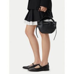 Torebka KARL LAGERFELD. Czarne torebki do ręki damskie KARL LAGERFELD, bez wzorów, bez dodatków. Za 649.99 zł.