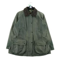 Second life - Parka męska Barbour woskowana tartanowa - Stan bardzo dobry. Zielone parki męskie Barbour, l, bez wzorów, bez kaptura. Za 638.96 zł.