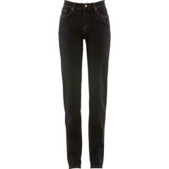 Dżinsy ze stretchem Mom, mid waist, long. Białe jeansy damskie bonprix. Za 97.99 zł.