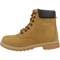 Trapery damskie, Fila Wmn Maverick Mid. Brązowe obuwie sportowe damskie Fila, z gumy. Za 279.99 zł.
