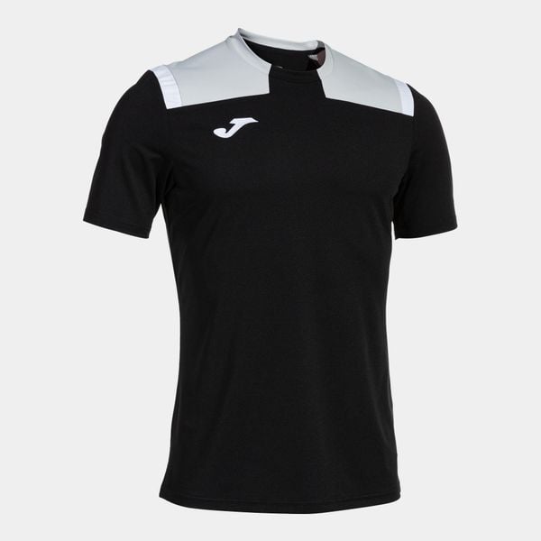 Koszulka Joma Toledo. Czarne koszulki sportowe męskie Joma, l, bez wzorów, ze skóry, bez kołnierzyka, bez ramiączek, do piłki nożnej. Za 161.00 zł.