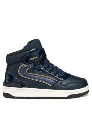 Geox Sneakersy J Washiba J56HXA 05402 C4256 D Granatowy. Niebieskie buty sportowe dziewczęce Geox, bez wzorów, ze skóry, bez zapięcia. Za 179.99 zł.