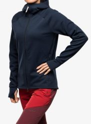 Bluza polarowa damska Houdini Mono Air Houdi. Czarne bluzy damskie Houdini, l, bez wzorów, z materiału, bez kaptura. Za 593.99 zł.