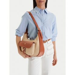 Torebka Beverly Hills Polo Club. Brązowe torebki do ręki damskie Beverly Hills Polo Club, bez wzorów, klasyczne, bez dodatków. Za 229.99 zł.