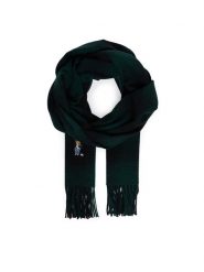 Polo Ralph Lauren Szalik 455P23856001 Zielony. Zielone rękawiczki męskie Polo Ralph Lauren, bez wzorów, z wełny. Za 599.99 zł.
