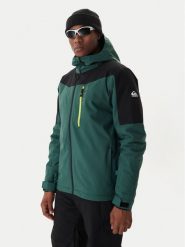 Quiksilver Kurtka snowboardowa Titano EQYTJ03513 Zielony Slim Fit. Zielone kurtki sportowe męskie Quiksilver, na zimę, m, bez wzorów, z syntetyku, narciarskie. Za 869.99 zł.