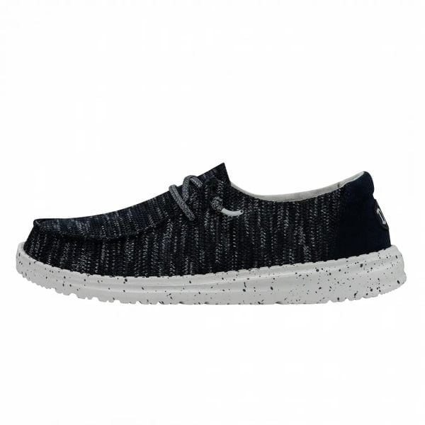 HEYDUDE Damskie Mokasyny Wendy Sox. Niebieskie mokasyny damskie Hey dude, z materiału. Za 179.00 zł.