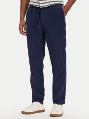 Polo Ralph Lauren Spodnie materiałowe 710940611001 Granatowy Tapered Fit. Niebieskie spodnie materiałowe męskie Polo Ralph Lauren, l, bez wzorów, ze lnu. Za 1,299.00 zł.