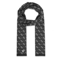 Szalik Guess. Czarne szaliki męskie Guess, z aplikacjami. Za 299.99 zł.