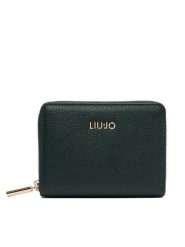 Liu Jo Portfel AF6156 E1019 Zielony ciemny. Zielone portfele damskie Liu Jo, bez wzorów, ze skóry. Za 249.99 zł.
