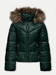 Kids ONLY Kurtka zimowa 15324041 Zielony Regular Fit. Zielone buty zimowe dziewczęce Kids Only, bez wzorów, z syntetyku, bez zapięcia. Za 229.99 zł.