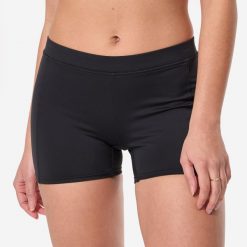 Dół kostiumu kąpielowego surfingowego damski Olaian Reva. Czarne bikini damskie OLAIAN, l, bez wzorów. Za 49.99 zł.