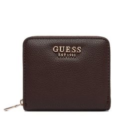 Portfel Guess. Brązowe portfele damskie Guess, z aplikacjami. Za 214.99 zł.