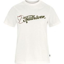 Koszulka bawełniana damska Fjallraven Archive Logo T-shirt. Białe t-shirty damskie FJÄLRÄVEN KANKEEN, l, bez wzorów, z bawełny, klasyczne, bez kołnierzyka. Za 284.89 zł.