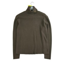 Damski brązowy sweter z golfem. Brązowe swetry damskie Ralph Lauren, l, bez wzorów, eleganckie, bez kołnierzyka, bez ramiączek, bez kaptura. Za 89.42 zł.