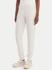 Guess Spodnie dresowe O6GB01 KCQP2 Écru Regular Fit. Spodnie dresowe damskie Guess, s, z aplikacjami, z dresówki. Za 209.99 zł.