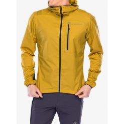 Kurtka La Sportiva Wall Breeze Stretch Jacket. Żółte kurtki męskie La Sportiva, bez wzorów, trekkingowe. Za 626.99 zł.