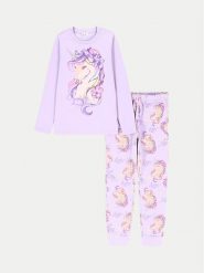 Coccodrillo Piżama ZC4448117PJS Fioletowy. Fioletowe bielizna dla dziewczynek COCCODRILLO, bez wzorów, z bawełny. Za 59.99 zł.