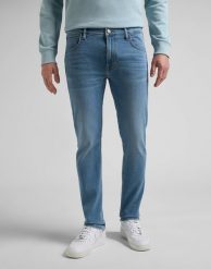 LEE LUKE MĘSKIE SPODNIE JEANSOWE MID NELSON L719NOLZ 112145513. Spodnie materiałowe męskie Lee, l, bez wzorów, z jeansu. Za 219.99 zł.