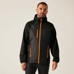 Kurtka robocza hybrydowa męska Nagate. Brązowe kurtki męskie Regatta, m, bez wzorów, z puchu, trekkingowe. Za 419.99 zł.