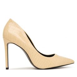 Szpilki Aldo. Żółte szpilki damskie Aldo, bez wzorów, bez obcasa, bez zapięcia. Za 389.99 zł.