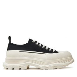 Trampki MCQ Alexander McQueen. Czarne trampki męskie McQ Alexander McQueen, bez wzorów, bez zapięcia. Za 1,889.00 zł.