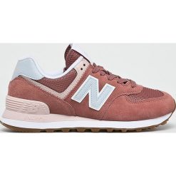 New Balance - Buty WL574FLD. Szare obuwie sportowe damskie New Balance, z materiału. W wyprzedaży za 299.90 zł.