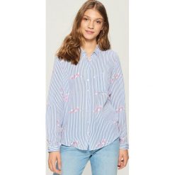 Koszula - Granatowy. Niebieskie koszule damskie Sinsay. Za 39.99 zł.